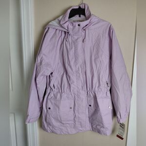 PACIFIC TRAIL Hooded Jacket Size LARGE Lilac.